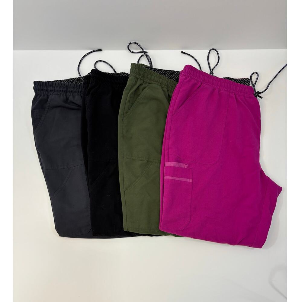 Women's Beyond Scrubs Joggers Drawstring Pants Bundle of Four Size XL
